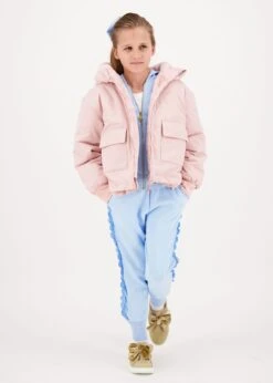 Cathleen Reversible Hooded Coat Pink 13 Cathleen Reversible Hooded Coat Pink -Angels Face Negozio Cathleen Coat Pink Lifestyle 5