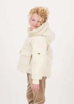 Cathleen Reversible Hooded Coat Sand -Angels Face Negozio Cathleen Coat Sand Lifestyle 2
