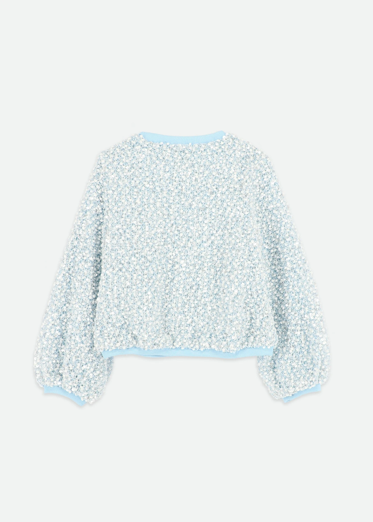Cedar Boucle Sequin Top Pale Blue 4 Cedar Boucle Sequin Top Pale Blue - immagine 2