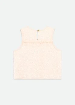 Charlene Sequin Top Peach 9 Charlene Sequin Top Peach -Angels Face Negozio Charlene Top Peach Back