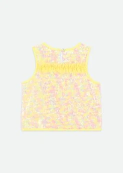 Charlene Sequin Top Sherbert Multi -Angels Face Negozio Charlene Top Sherbert Back