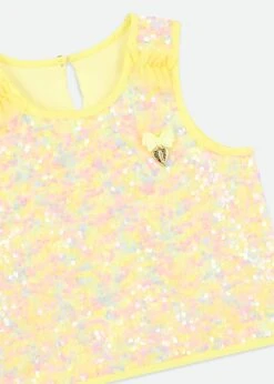 Charlene Sequin Top Sherbert Multi -Angels Face Negozio Charlene Top Sherbert Detail