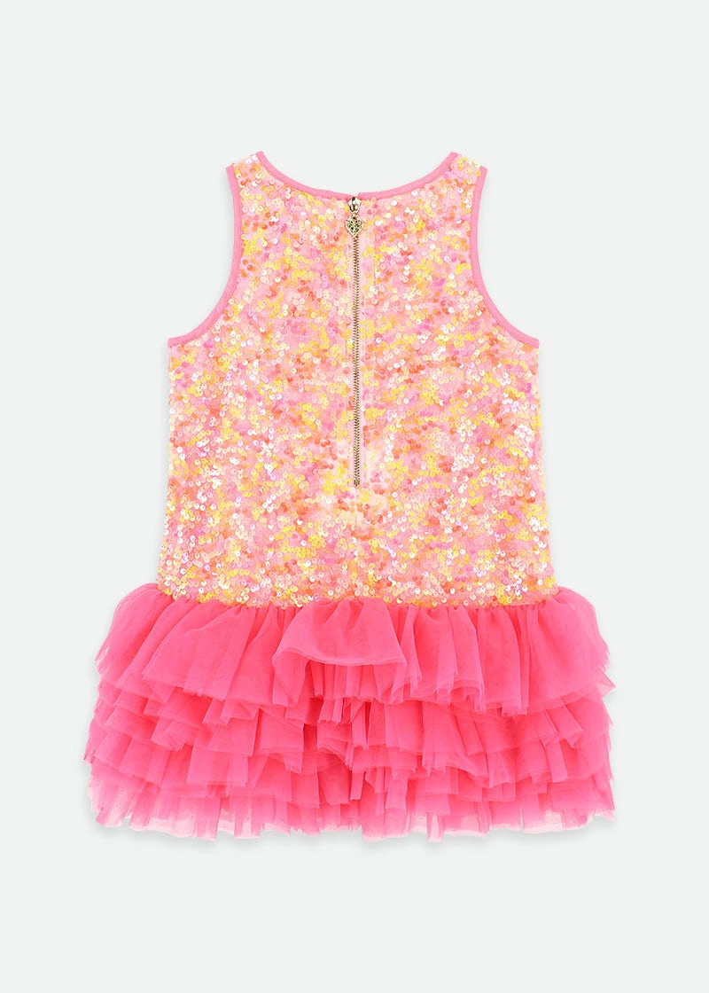 Charleston Sequin/Tulle Dress Pink Multi 8 Charleston Sequin/Tulle Dress Pink Multi - immagine 6