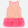 Charleston Sequin/Tulle Dress Pink Multi -Angels Face Negozio Charleston Dress Multi Front