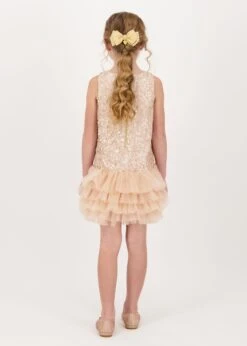 Charleston Sequin Dress Caramel -Angels Face Negozio Charleston Dress Caramel Lifestyle 2