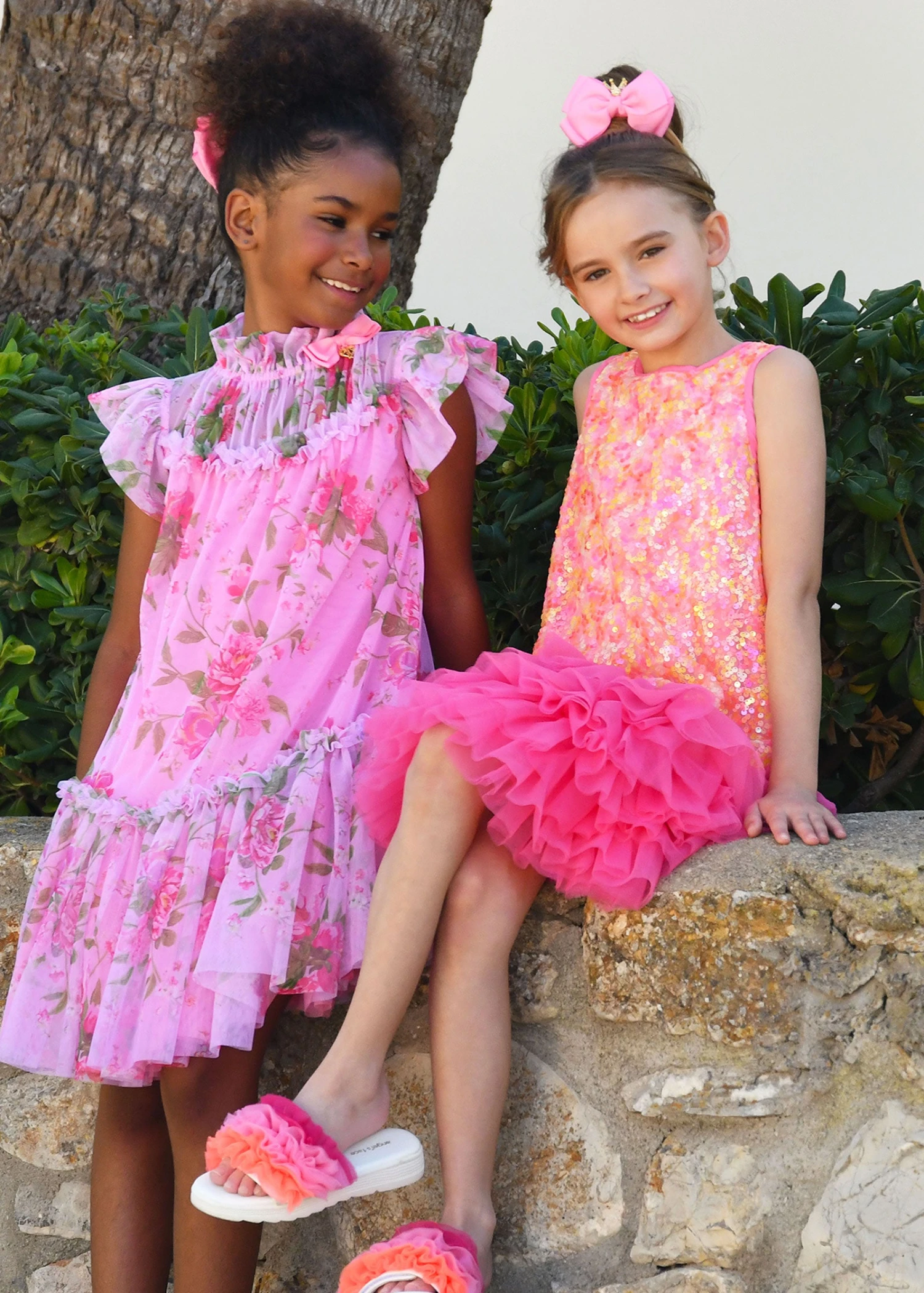 Charleston Sequin/Tulle Dress Pink Multi 6 Charleston Sequin/Tulle Dress Pink Multi - immagine 4