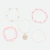 Pendant Bracelet Set Pink/Snowdrop -Angels Face Negozio Charm Bracelet Pink Flat