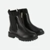 Chelsea Ruffle Boots Black -Angels Face Negozio Chelsea Boot Black Front