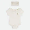 Clementine Babygrow Set Snowdrop -Angels Face Negozio Clementine Babygrow Snowdrop Front