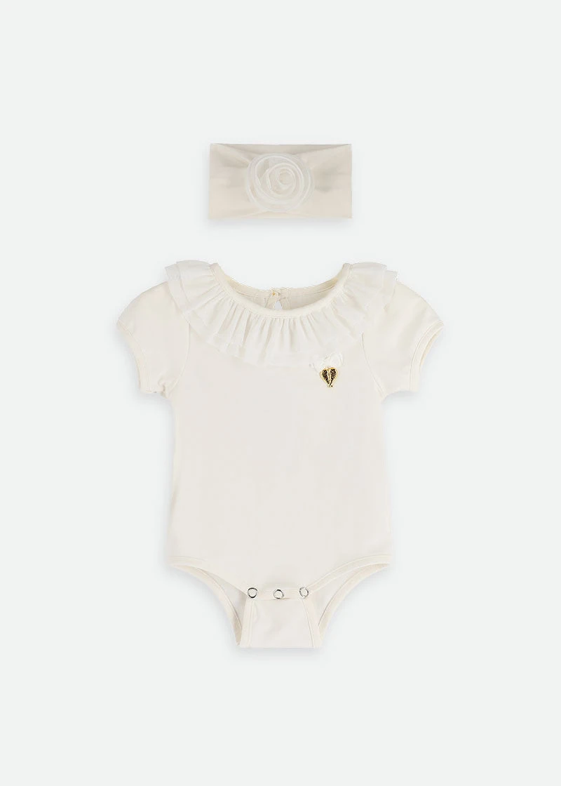 Clementine Babygrow Set Snowdrop 3 Clementine Babygrow Set Snowdrop