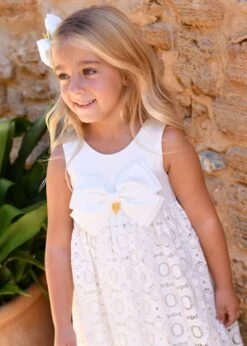 Corella Lace Dress Snowdrop -Angels Face Negozio Cordella Dress Snowdrop Campaign 1 cc1d6f83 20bc 47cc 81cf 3ded971acda2