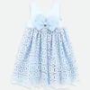 Corella Lace Dress Pale Blue 1 Corella Lace Dress Pale Blue -Angels Face Negozio Corella Dress Blue Front