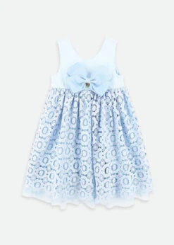 Corella Lace Dress Pale Blue
