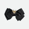 Crown Big Bow Black