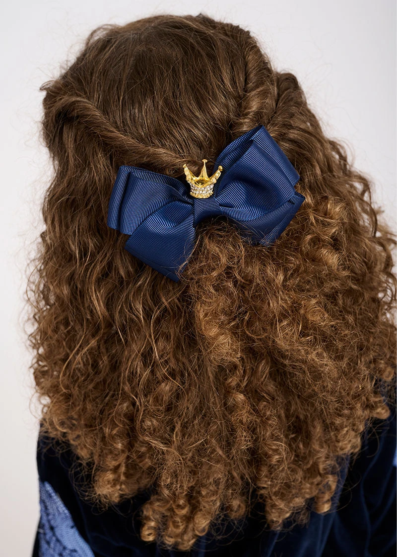 Crown Big Bow Navy 4 Crown Big Bow Navy - immagine 2