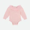 Cutie L/S Babygrow Ballet Pink -Angels Face Negozio Cutie Babygrow Ballet Pink Front