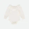 Cutie L/S Babygrow Snowdrop -Angels Face Negozio Cutie Babygrow Snowdrop Front