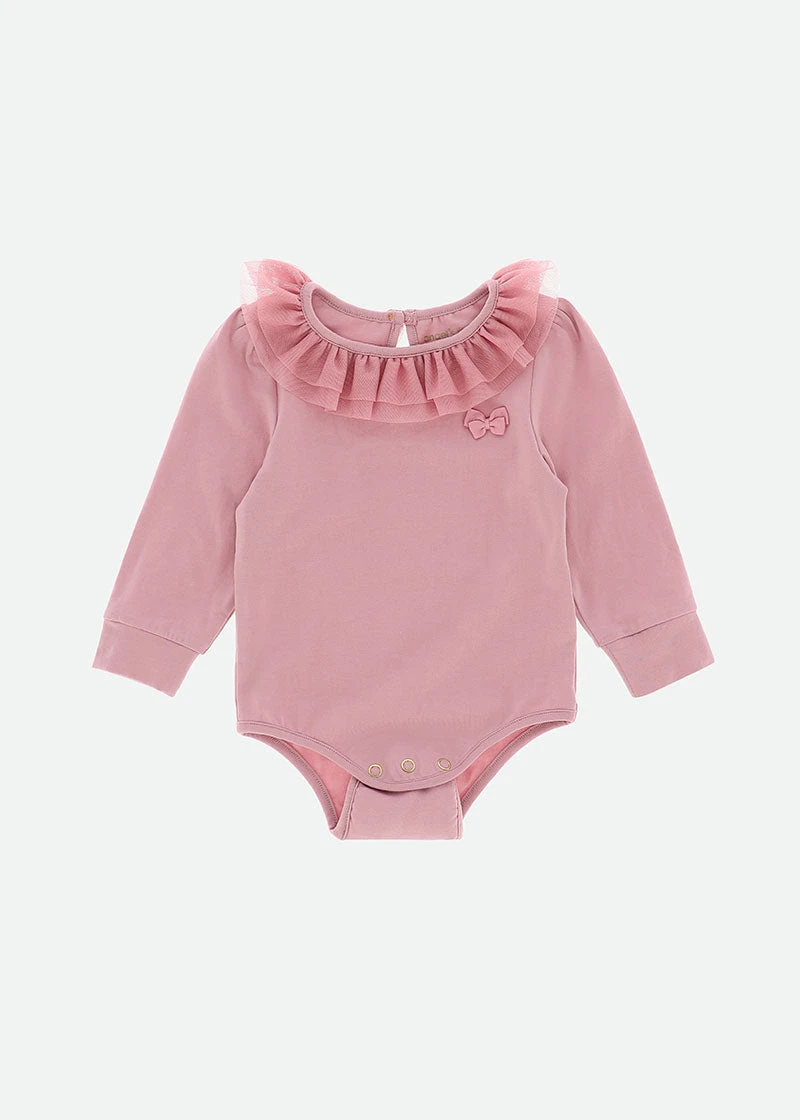 Cutie L/S Babygrow Tea Rose 3 Cutie L/S Babygrow Tea Rose