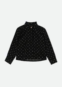 Dana Heart Blouse Black