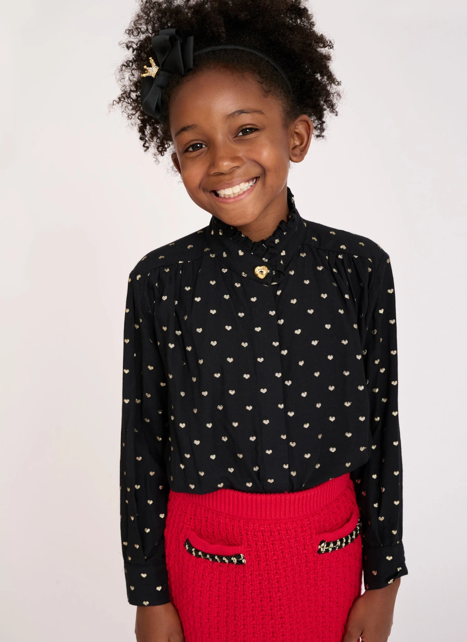 Dana Heart Blouse Black 5 Dana Heart Blouse Black - immagine 3