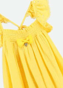 Davita Beach Dress Dandelion 8 Davita Beach Dress Dandelion -Angels Face Negozio Davita Dress Yellow Detail