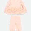 Deonne Tulle Trim Baby Tracksuit Blush Pink