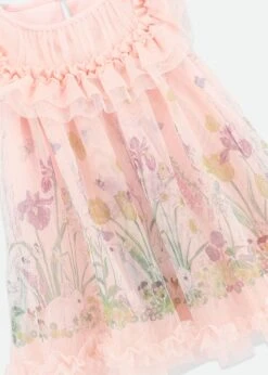 Dominique Bunny Baby Dress Pale Pink 8 Dominique Bunny Baby Dress Pale Pink -Angels Face Negozio Dominique BabyDress Pink Detail