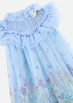 Dominique Bunny Dress Pale Blue 14 Dominique Bunny Dress Pale Blue -Angels Face Negozio Dominique Dress Blue Detail