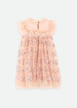 Dominique Flower Sequin Dress Blush Pink -Angels Face Negozio Dominique Dress Blush Back bca41560 15bc 495a 86c1 69de985431df