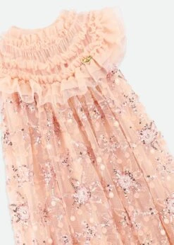 Dominique Flower Sequin Dress Blush Pink -Angels Face Negozio Dominique Dress Blush Detail 291a830e 731c 454f a797 ac1e0c834e64