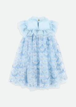 Dominique Sequin Dress Pale Blue -Angels Face Negozio Dominique Dress SequinBlue Back