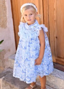 Dominique Sequin Dress Pale Blue -Angels Face Negozio Dominique Dress JC BLUE Campaign