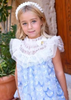 Dominique Sequin Dress Snowdrop -Angels Face Negozio Dominique Dress Snowdrop Campaign 1