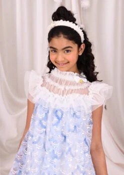 Dominique Sequin Dress Snowdrop -Angels Face Negozio Dominique Dress Snowdrop Lifestyle 1