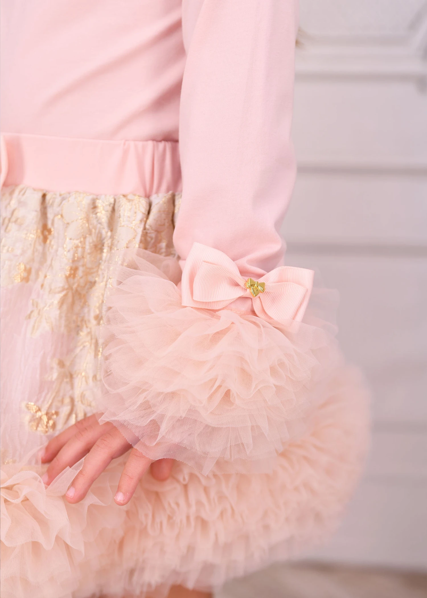 Dua Tulle Cuff Top Blush Pink 5 Dua Tulle Cuff Top Blush Pink - immagine 3