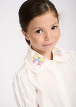 Edie S/S Blouse White 10 Edie S/S Blouse White -Angels Face Negozio Edie Snowdrop 1