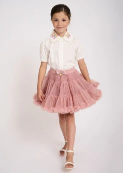 Edie S/S Blouse White 9 Edie S/S Blouse White -Angels Face Negozio Edie Snowdrop 2