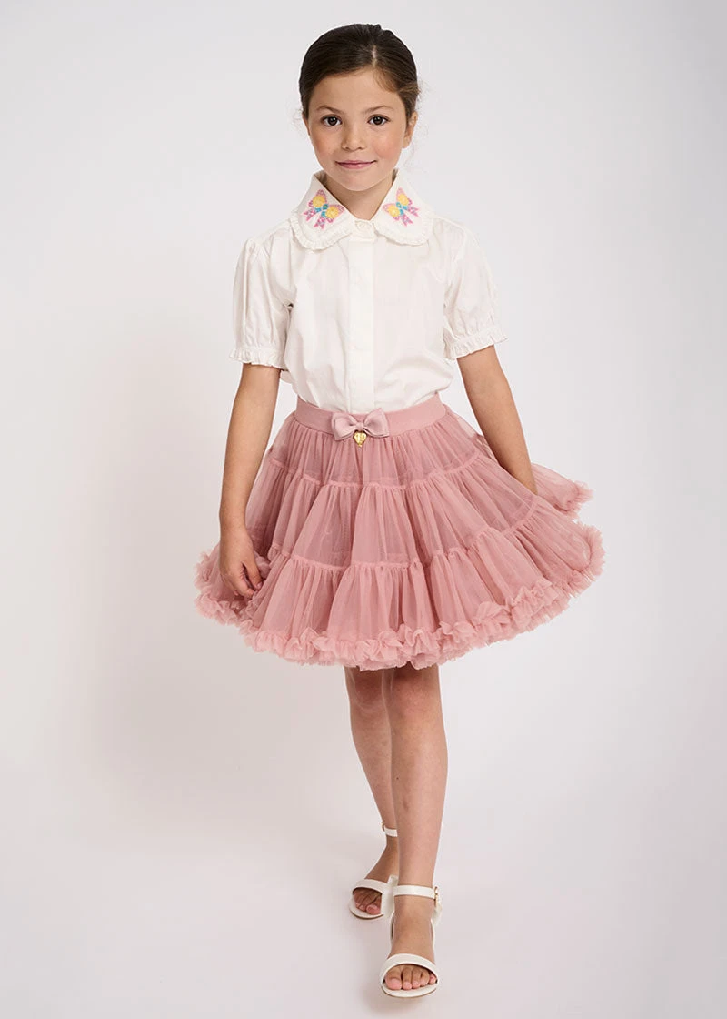 Edie S/S Blouse White 5 Edie S/S Blouse White - immagine 3