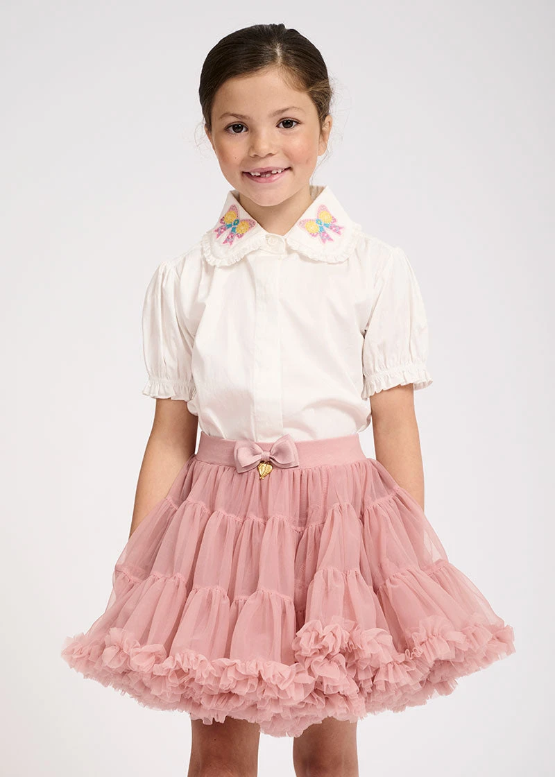 Edie S/S Blouse White 4 Edie S/S Blouse White - immagine 2