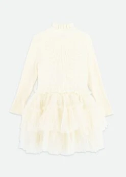 Elin Tulle Dress Vanilla -Angels Face Negozio Elin Dress Vanilla Back