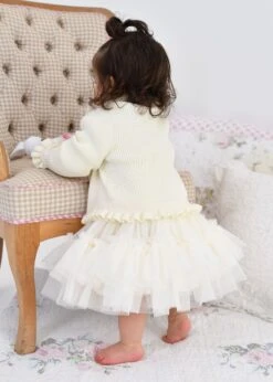 Elin Baby Tulle Dress Vanilla -Angels Face Negozio Elin.Baby Dress Snowdrop Lifestyle 1 046bec16 8165 4931 982b 6dbec14254d0