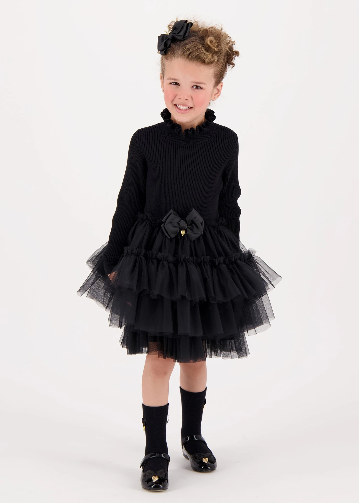 Elin Tulle Dress Black 5 Elin Tulle Dress Black - immagine 3