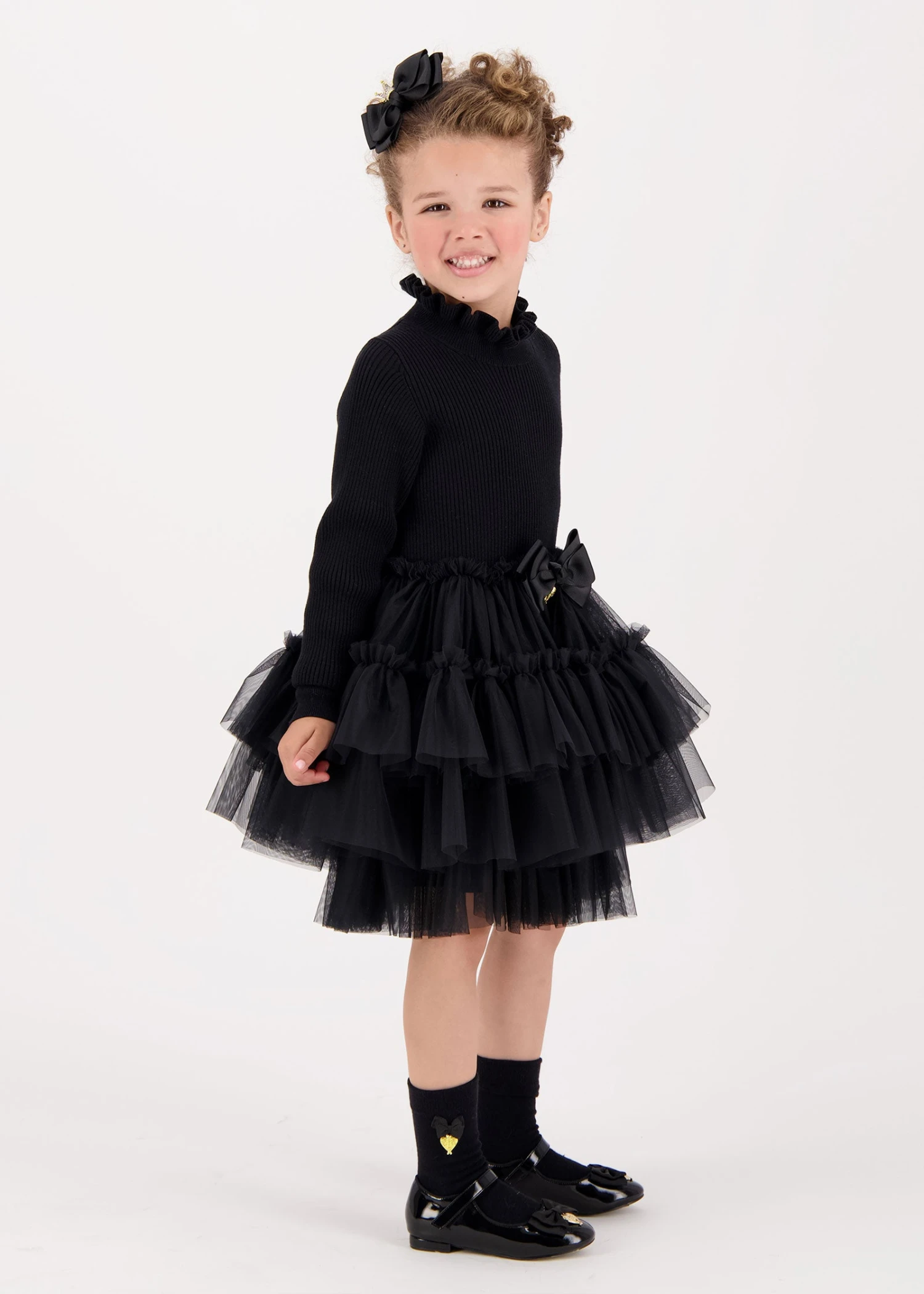 Elin Tulle Dress Black 6 Elin Tulle Dress Black - immagine 4