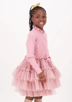 Elin Tulle Dress Tea Rose -Angels Face Negozio Elin Dress Tea Rose Lifestyle 3