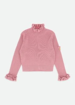 Elma Ribbed Jumper Tea Rose