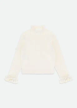 Elma Ribbed Jumper Vanilla -Angels Face Negozio Elma Jumper Vanilla Back