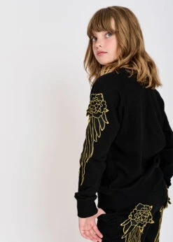 Emelia Sweatshirt Black -Angels Face Negozio Emelia Sweatshirt Black Lifestyle 2