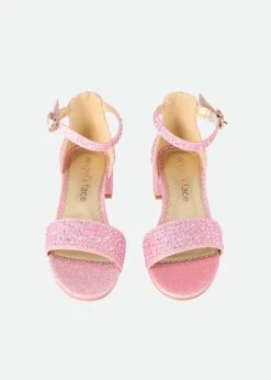 Erin Crystal Sandals Pink -Angels Face Negozio Erin Heel Pink Top