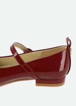 Esme Patent Shoe Burgundy 9 Esme Patent Shoe Burgundy -Angels Face Negozio Esme Shoe Burgundy Back