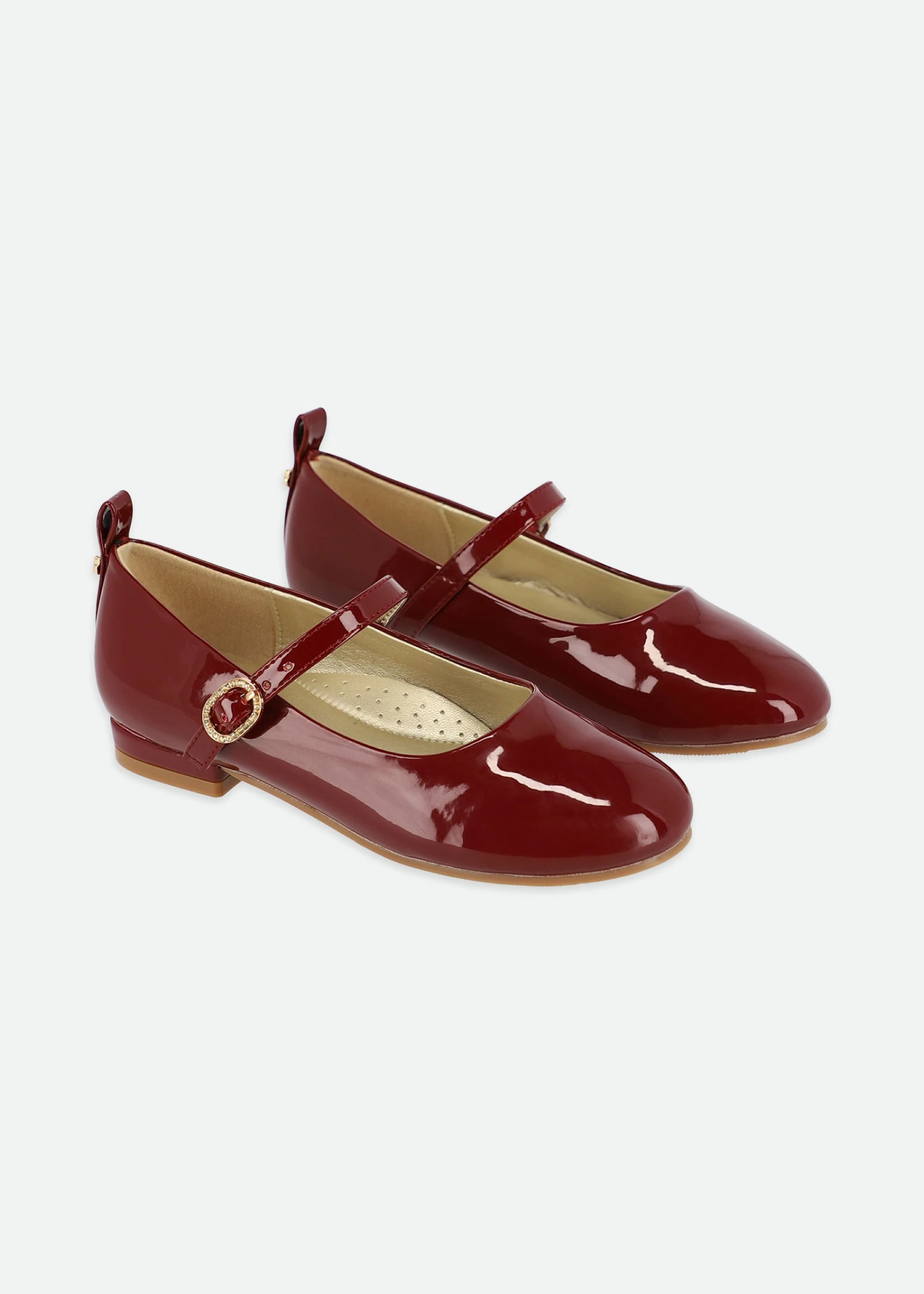 Esme Patent Shoe Burgundy 3 Esme Patent Shoe Burgundy